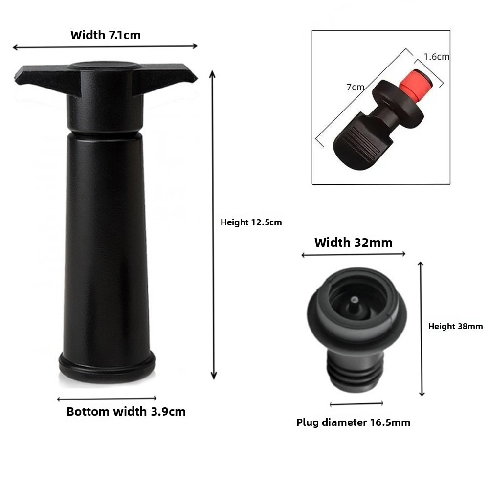 Wine Preservation Pump - 4Vacuum Stoppers Wine Preservation Pump Wine
