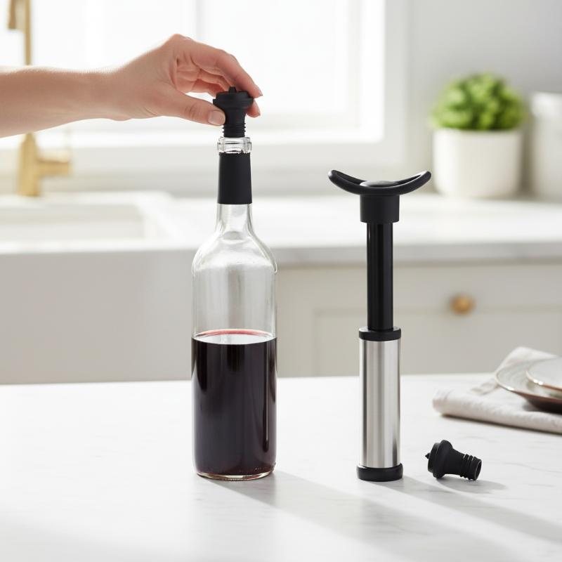 Wine Preservation Pump - 【L】Vacuum Pump Preserver Wine Saver Set
