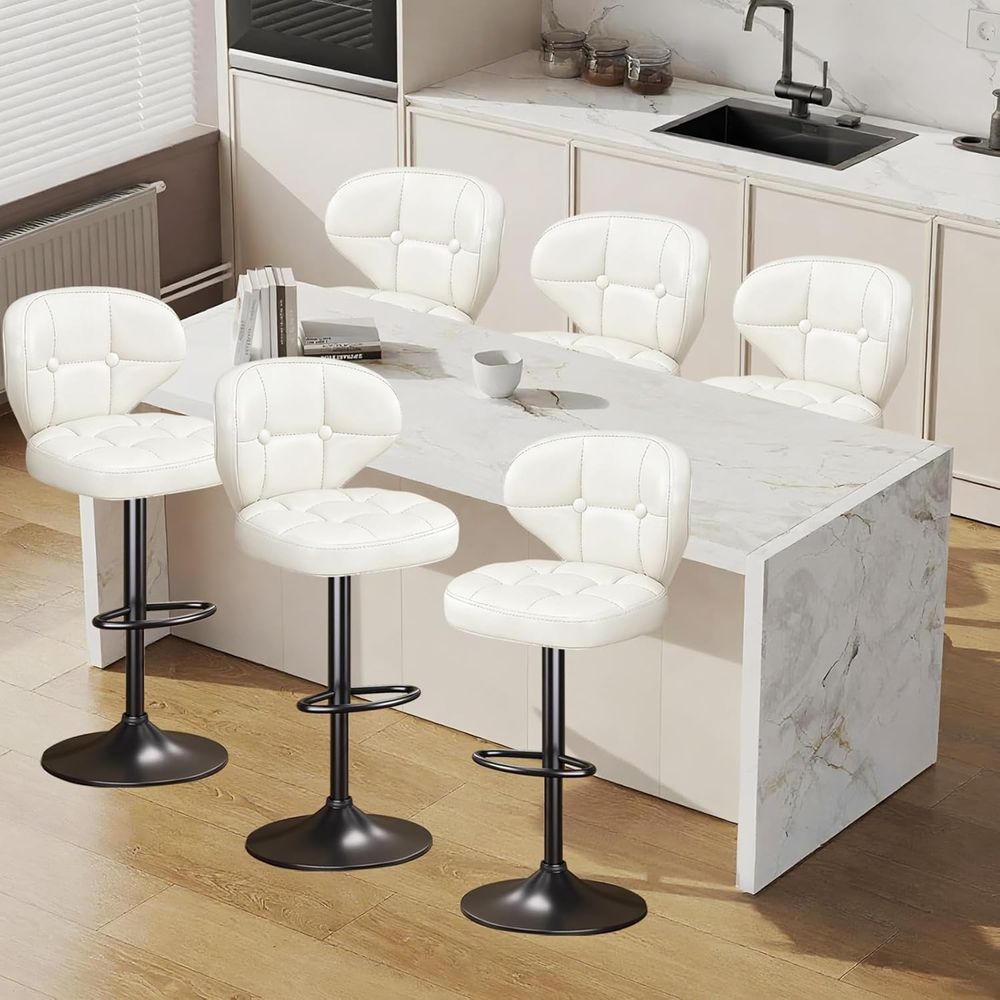 Home Bar Stools - Bar Stools Set o 6, Adjustable