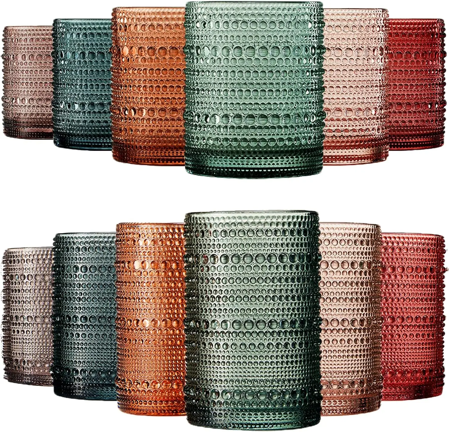 Hobnail Beaded Highball Drinki - Highball Glass Set ulasan dan harga