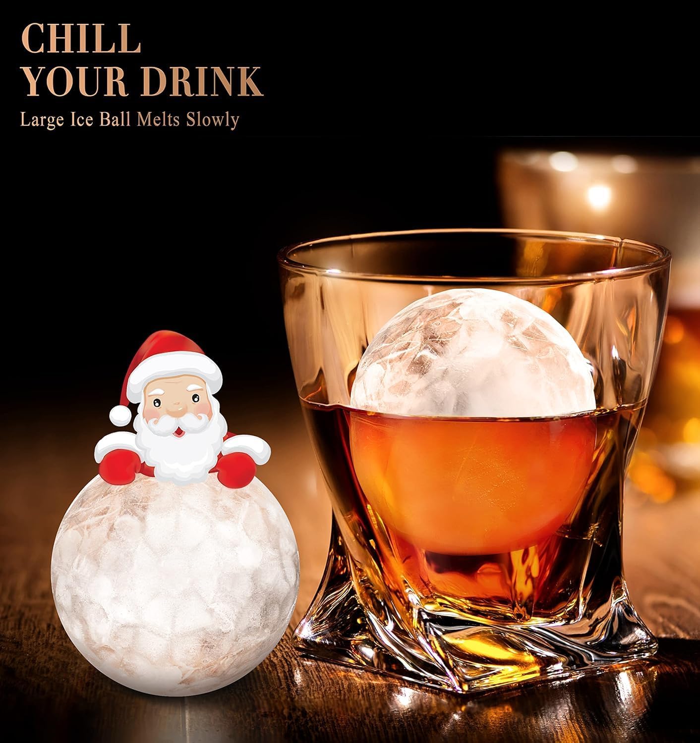 2.2 Inch Round Ice Cube Mold w - Ice Mold Sphere ulasan dan harga