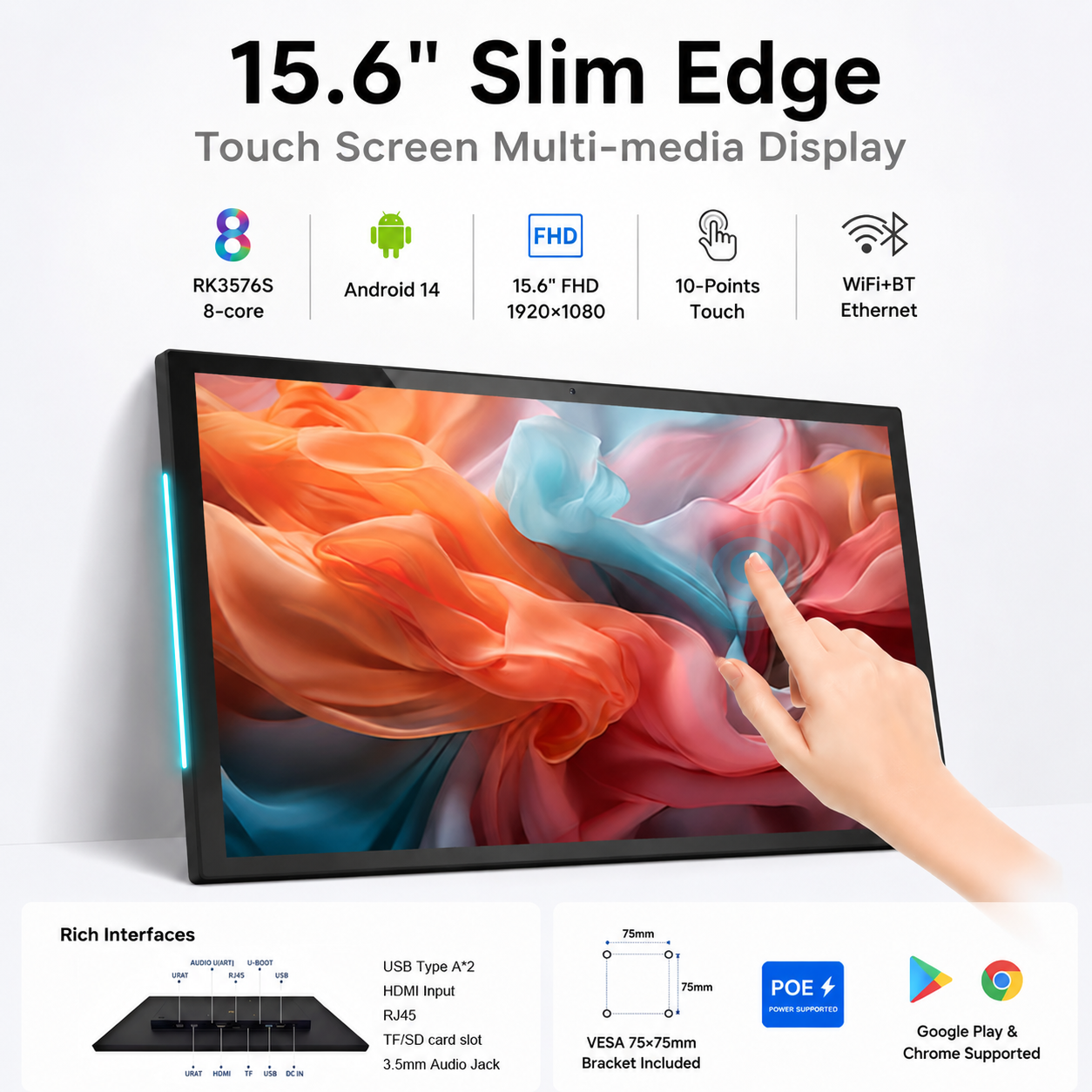 15 Inch 16:10 Wall Mount Andro - Home Bar Android ulasan dan harga