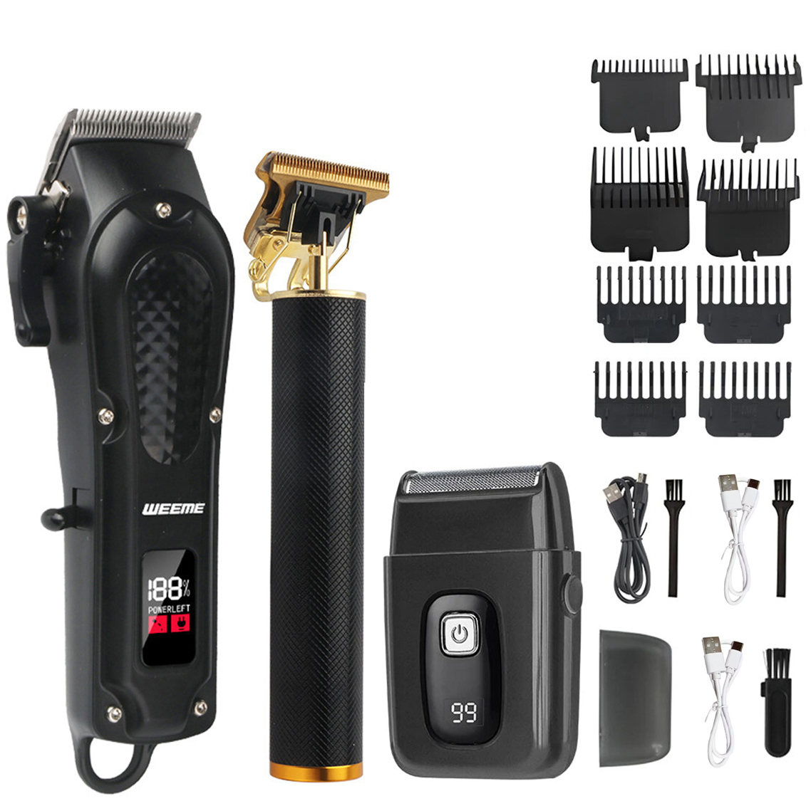 3-in-1 USB Rechargeable Men's  - Home Barbershop ulasan dan harga