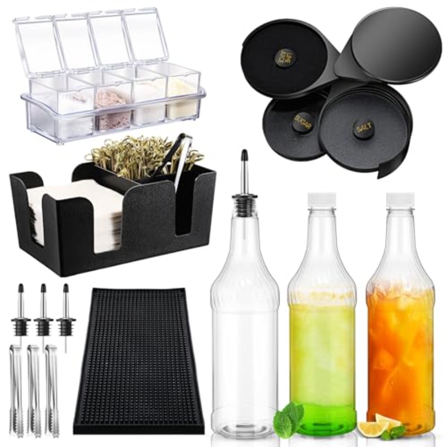 15 Pcs Bar Caddy Accessories 3 - Speed Pourer Cap ulasan dan harga