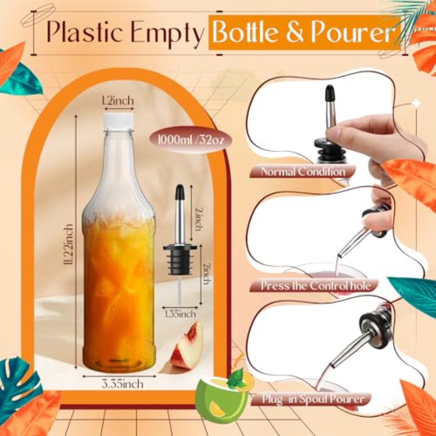 15 Pcs Bar Caddy Accessories 3 - Speed Pourer Cap ulasan dan harga
