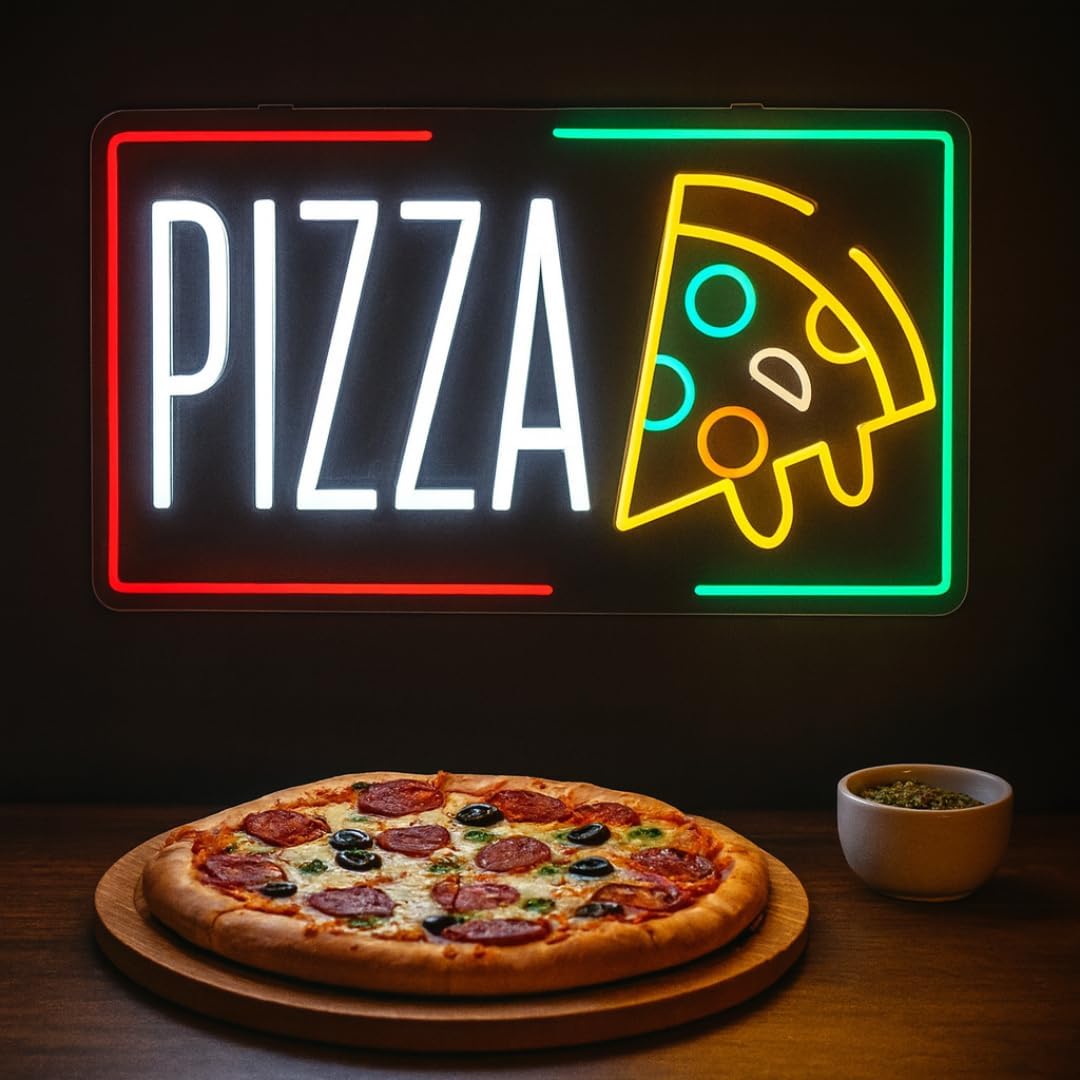 Pizza Neon Sign Business USB L - Home Bar Signs ulasan dan harga