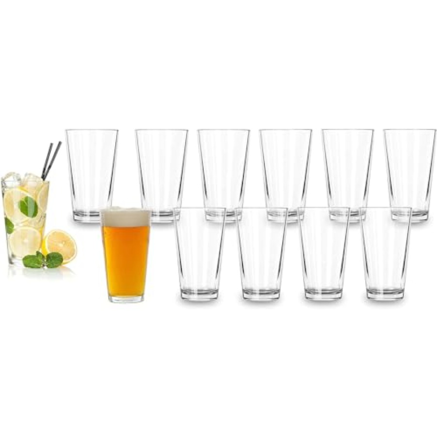 Bulk Classic Premium Beer Pint - Highball Glass Set ulasan dan harga