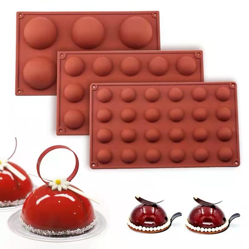 6/15/24 holes Hemisphere Silic - Ice Mold Sphere ulasan dan harga