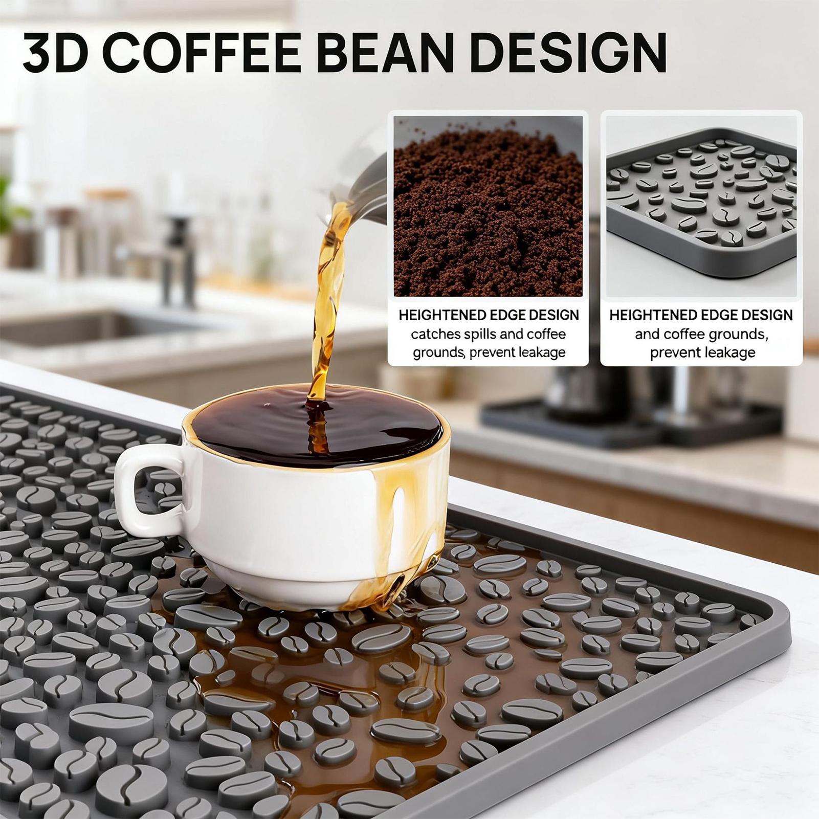 Silicone Coffee Bar Mat 16x8 I - Bar Mat Rubber ulasan dan harga