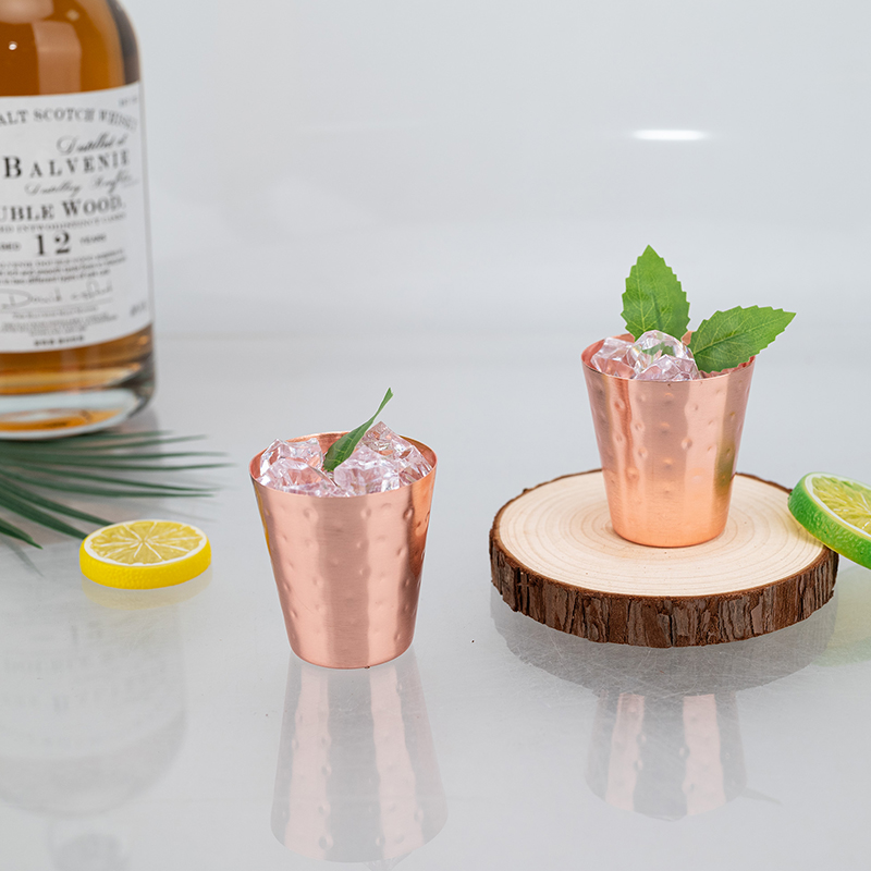 Hammered Pure Copper Shot Glas - Mule Copper Mug ulasan dan harga