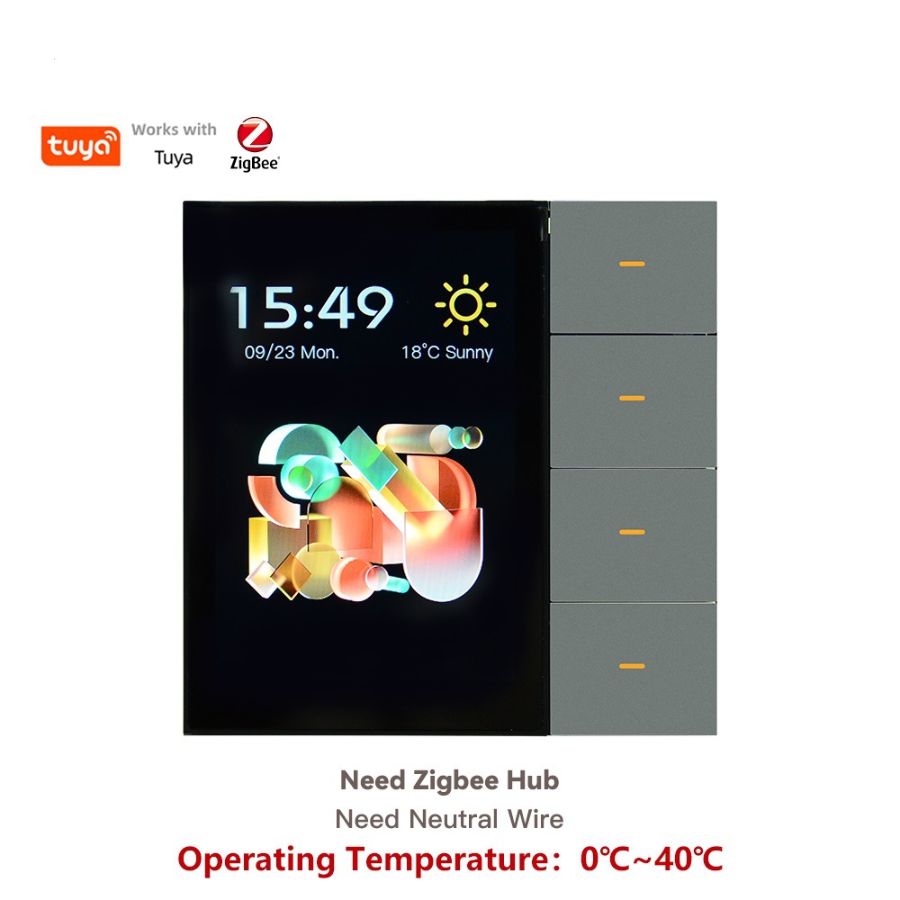 Tuya 3.5inch Smart Home Contro - Home Bar Android ulasan dan harga