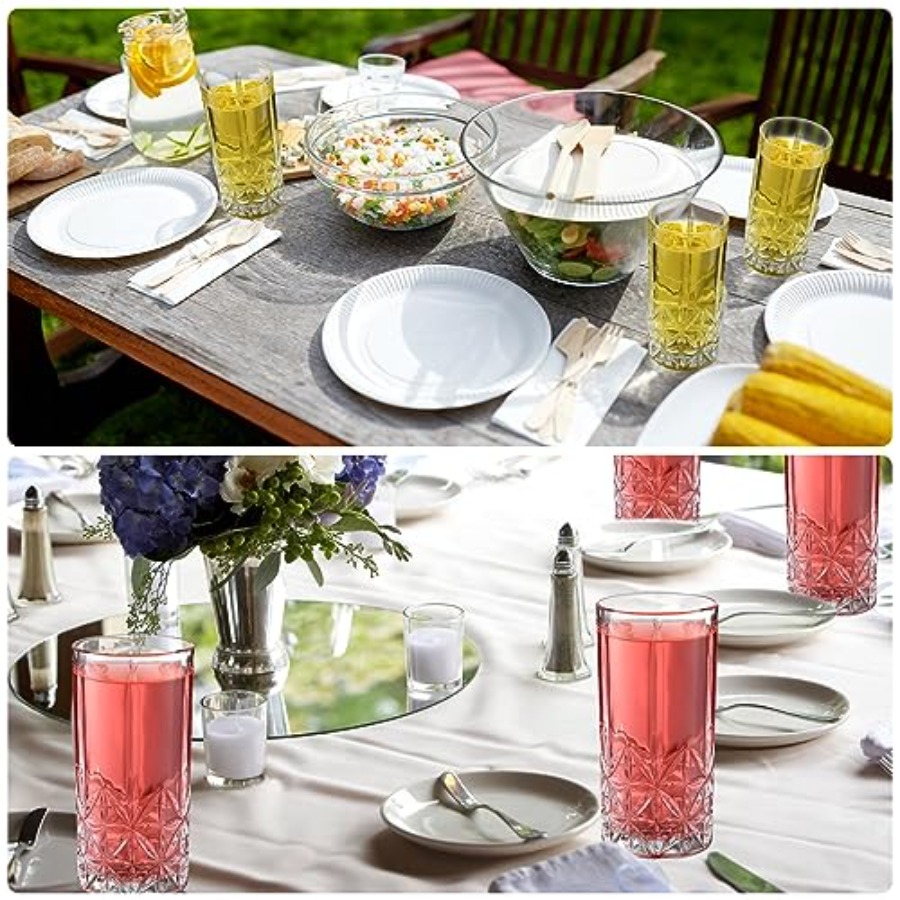 Set of 12 Tall Highball Glasse - Highball Glass Set ulasan dan harga