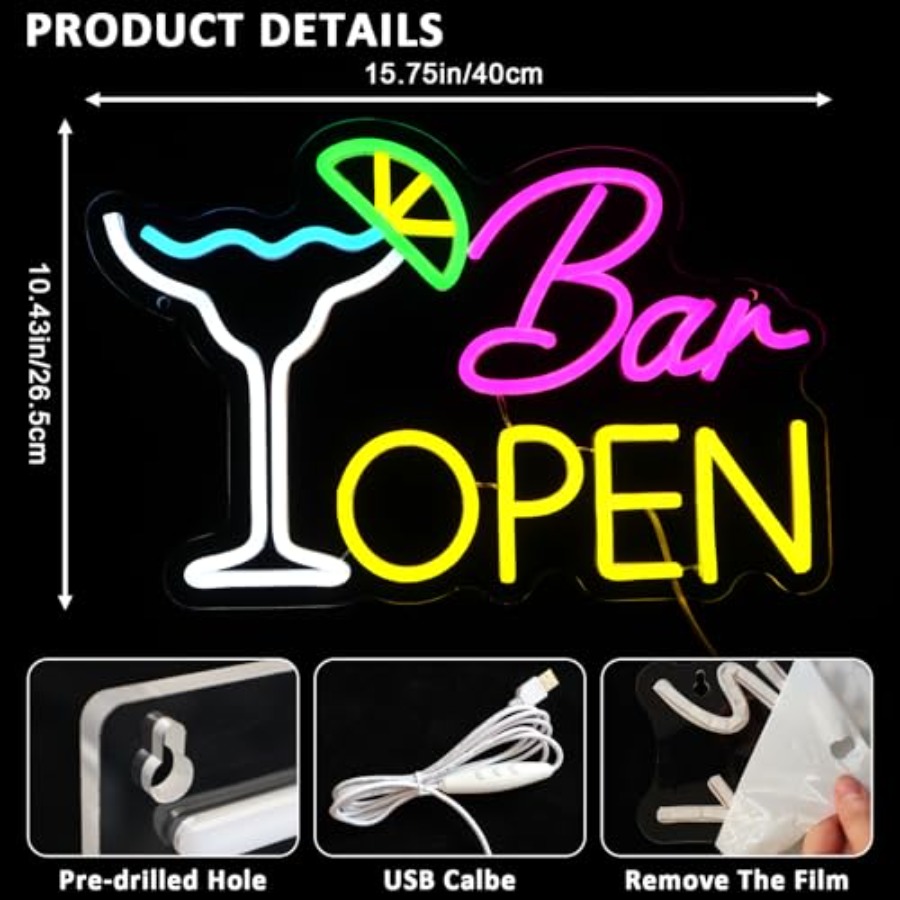 Sign for Business, Neon Open S - Home Bar Signs ulasan dan harga