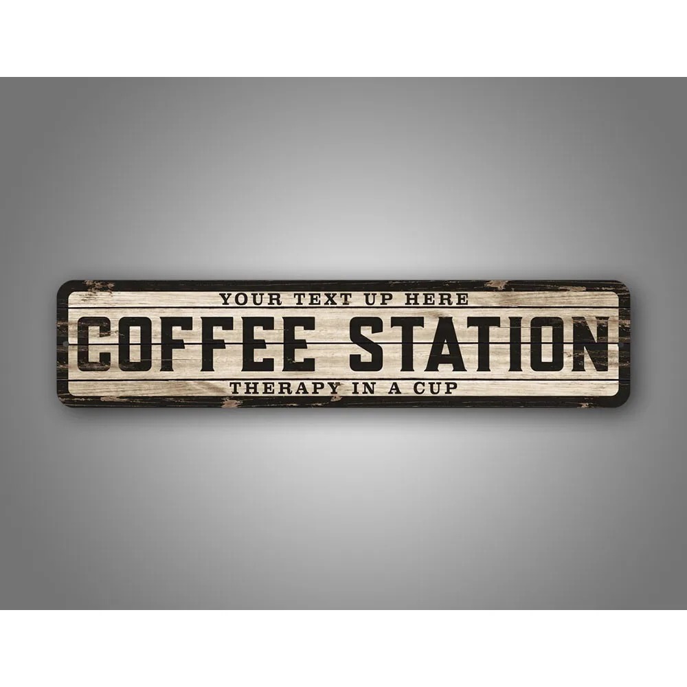 Custom Text Logo Weathered Woo - Home Bar Signs ulasan dan harga