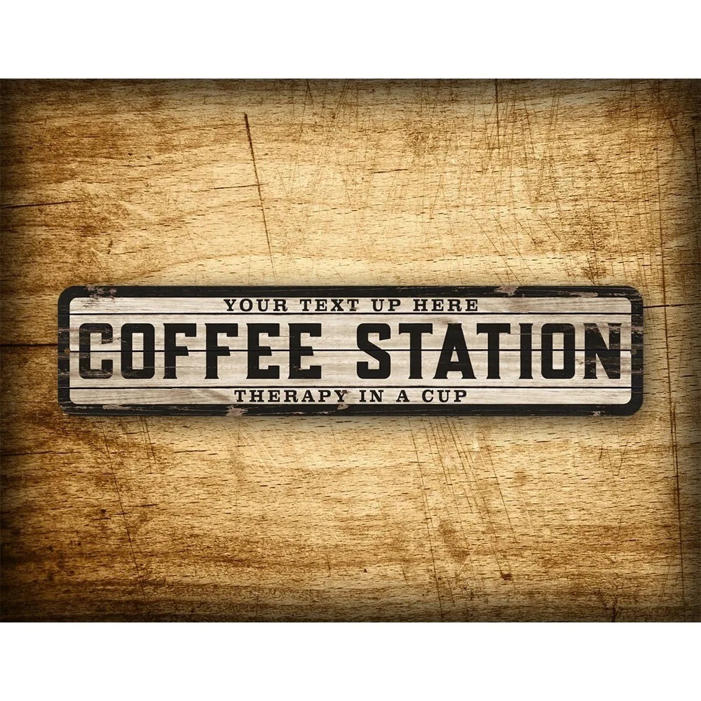 Custom Text Logo Weathered Woo - Home Bar Signs ulasan dan harga