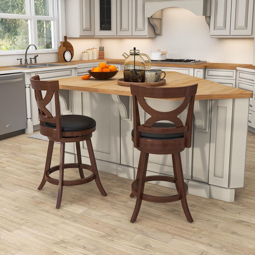 Bar Stools Set o 2, 24'' 360-D - Home Bar Stools ulasan dan harga