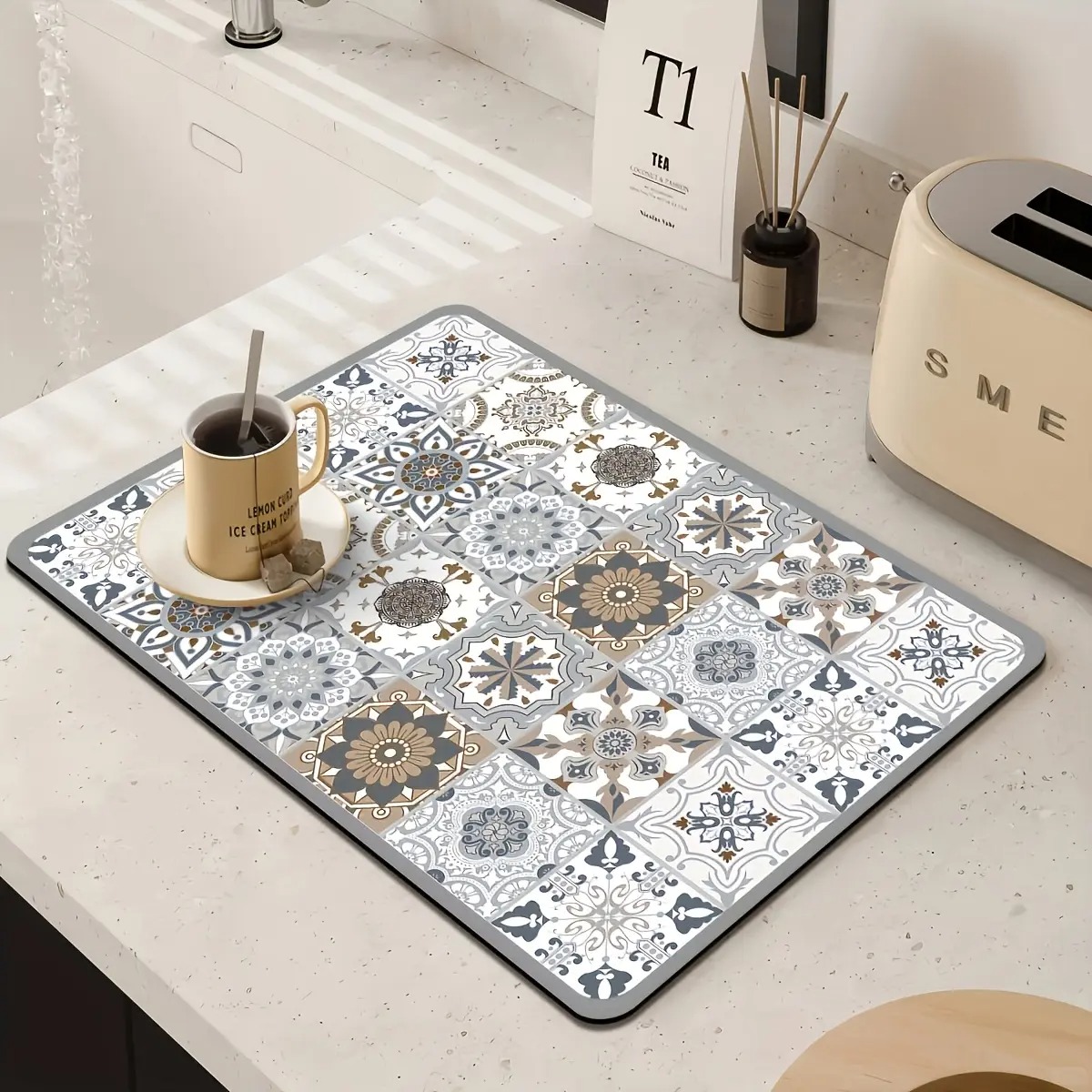 1pcs Kitchen Countertop Mat Vi - Bar Mat Rubber ulasan dan harga