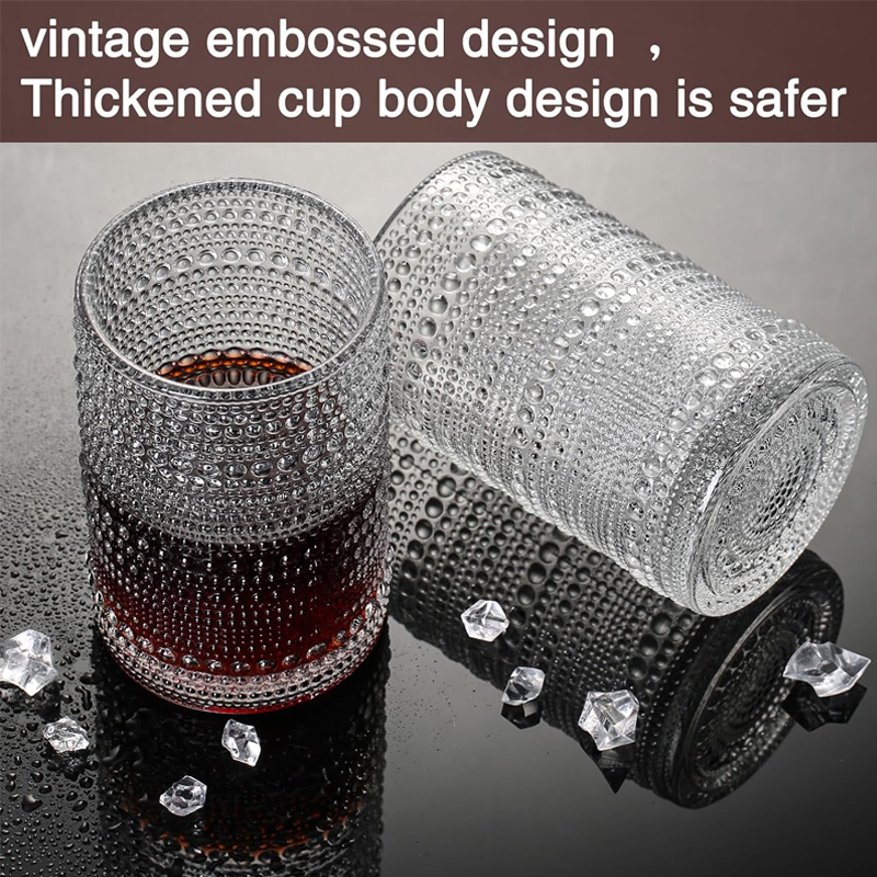 15oz Hobnail Drinking Glasses  - Highball Glass Set ulasan dan harga