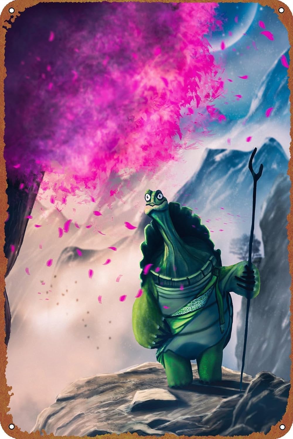 SDJVBPSD Master Oogway Poster  - Home Bar And Restaurant ulasan dan harga