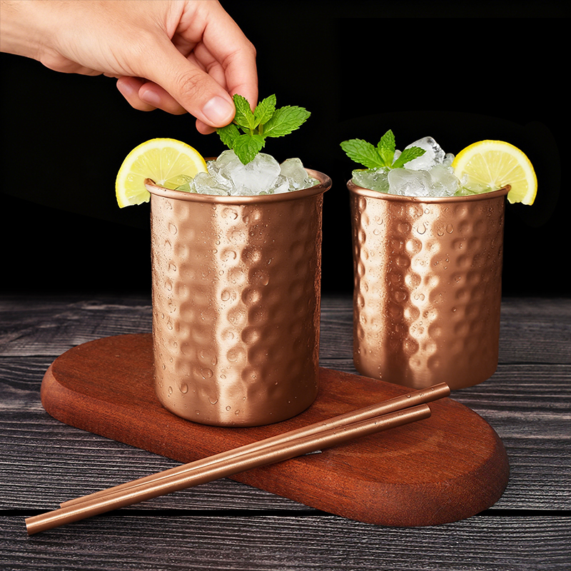 2/4PCS Pure Copper Moscow Mule - Mule Copper Mug ulasan dan harga