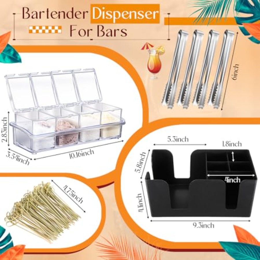 15 Pcs Bar Caddy Accessories 3 - Speed Pourer Cap ulasan dan harga