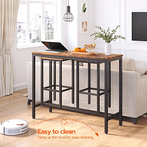 Industrial Bar Height Table Wi - Home Bar Stools ulasan dan harga
