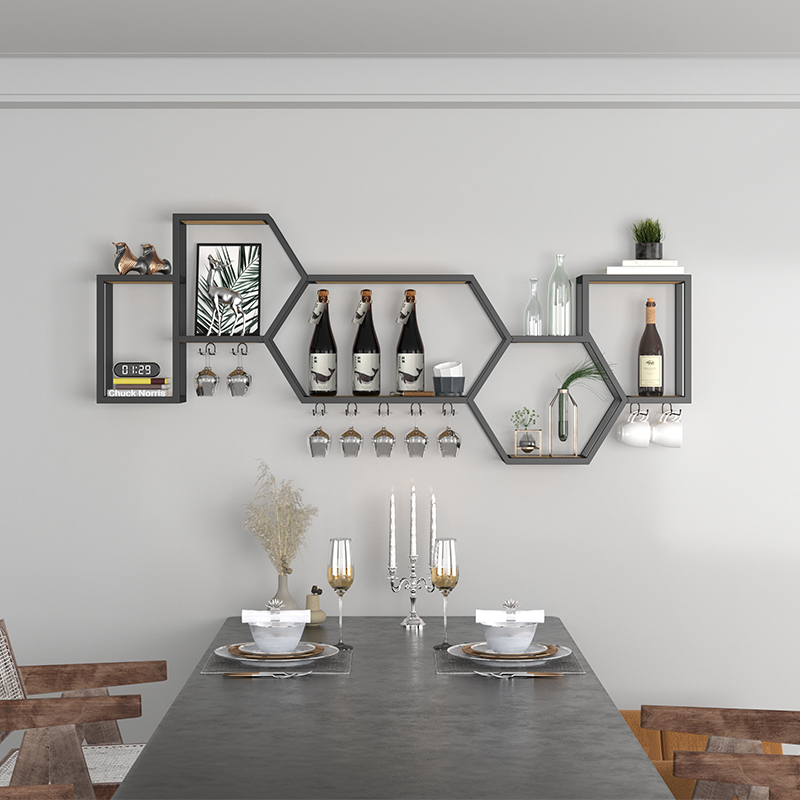 Designer Shelves Bar Cabinet L - Home Bar Shelf ulasan dan harga