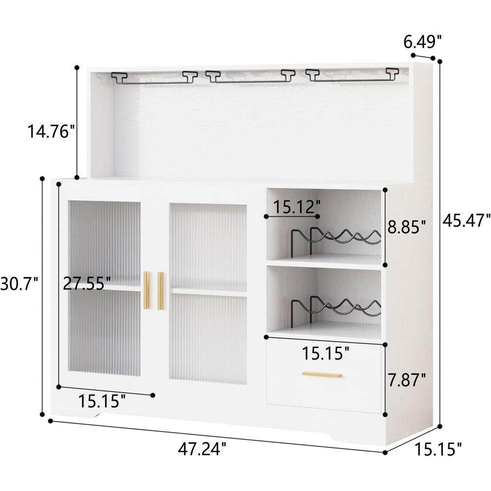 LED Lighted Home Bar Cabinet w - Home Bar Shelves ulasan dan harga