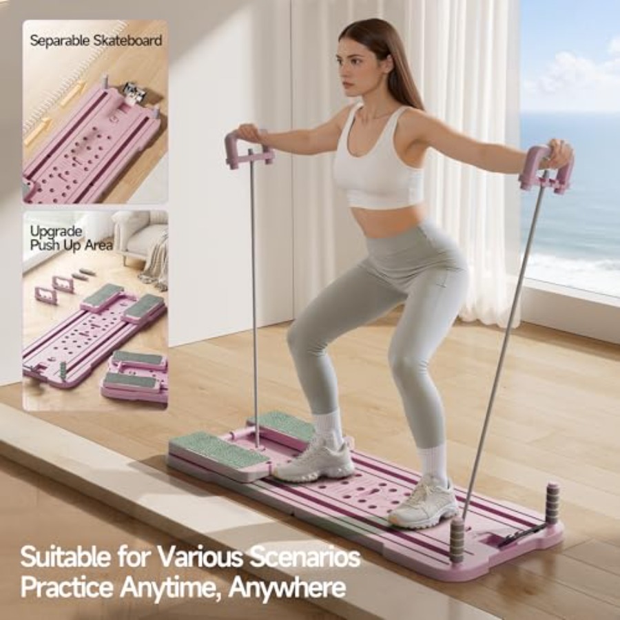 7-in-1 Foldable Pilates Board  - Home Bar Setup Kit ulasan dan harga