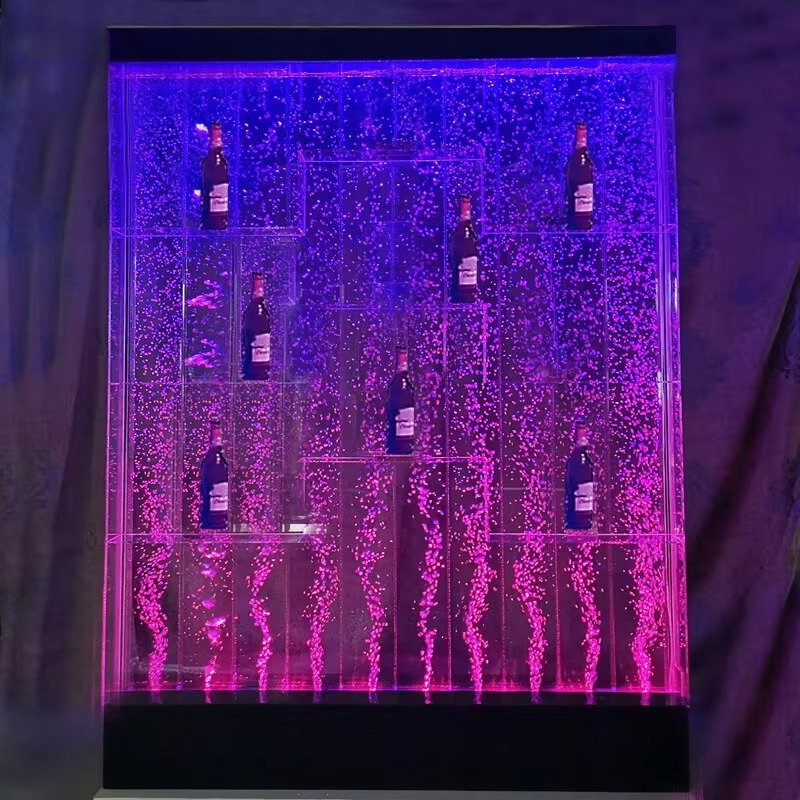 Customized Acrylic LED Water B - Home Bar Shelves ulasan dan harga