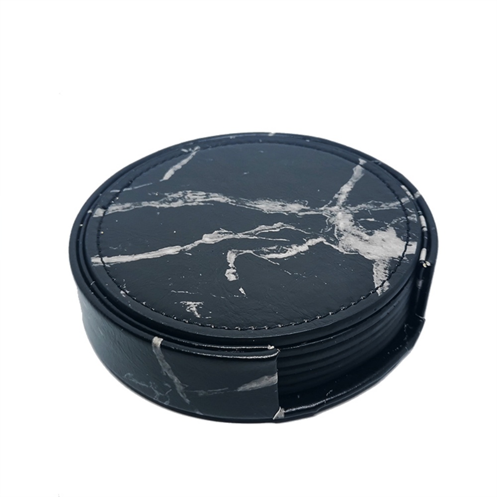 WOTOR 6PCS Stone Grain Leather - Home Bar And Counter ulasan dan harga