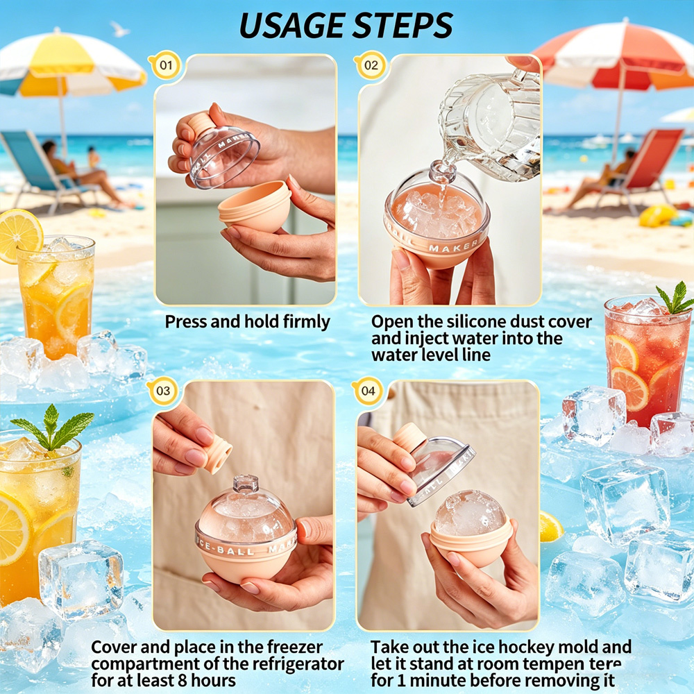 Multi-Purpose Silicone Sphere  - Ice Mold Sphere ulasan dan harga