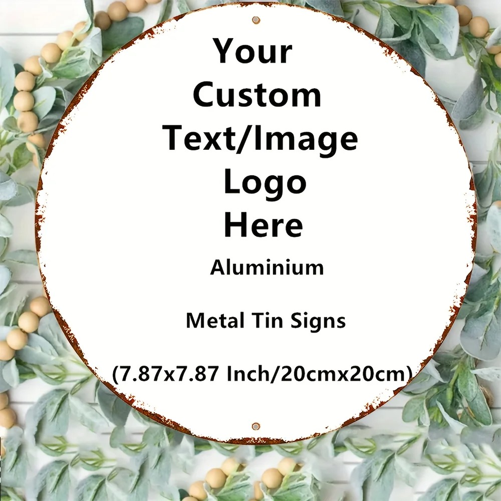 Custom Round Tin Sign - Vintag - Home Bar Signs ulasan dan harga