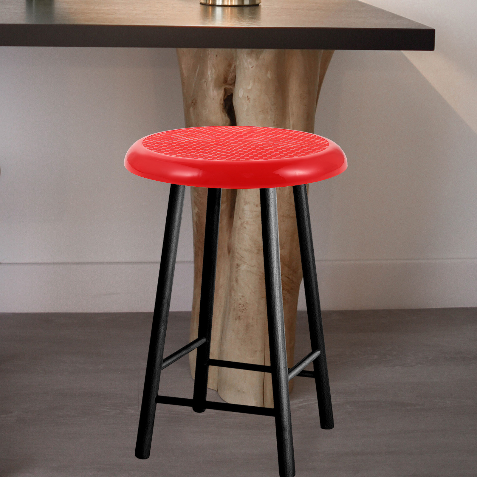 Plastic Round Stool Seat Repla - Home Bar Stools ulasan dan harga