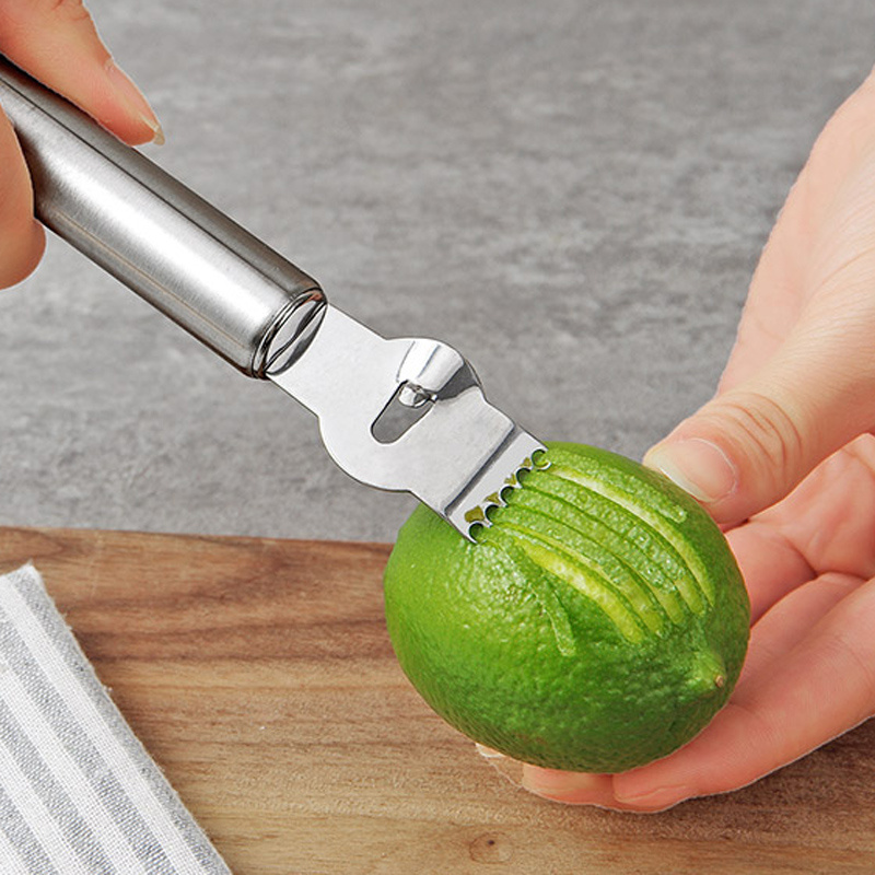 Orange Citrus Fruit Grater Pee - Peeler Channel Knife ulasan dan harga