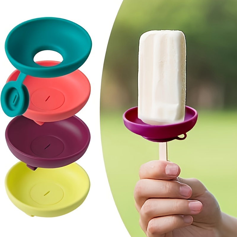 2pcs Silicone Ice Cream Holder - Garnish Tray Set ulasan dan harga